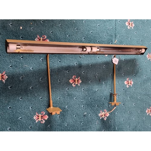 476 - Brass Picture Light, 76cm long