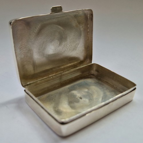 504 - Small Silver Pill Box, Stamped 925 CME,  Total Weight 31g