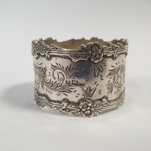 513 - Six Napkin Rings to include One Birmingham Silver Napkin Ring Weighing 24g