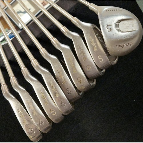 530 - Lot of 9x McGregor Ultralite Graphite Shaft Golf Clubs