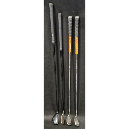 531 - Lot of Four Golf Clubs - Top Flite Tour Edition Synchro Flex Clubs and Callaway Golf Tungsten Inject... 