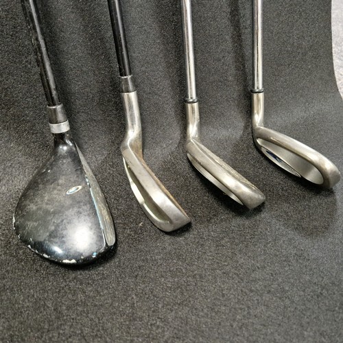 531 - Lot of Four Golf Clubs - Top Flite Tour Edition Synchro Flex Clubs and Callaway Golf Tungsten Inject... 