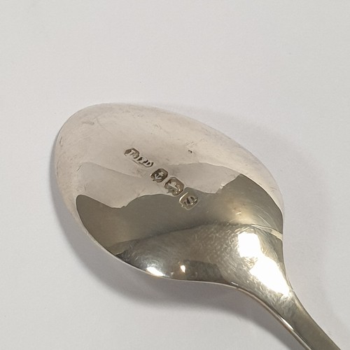 523 - Case of Six Silver Sugar Spoons, Birmingham, 1917. Total Combined Weight 34g