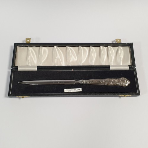 524 - Silver Letter Opener,  HB Sheffield 1984. Total Weight 55g