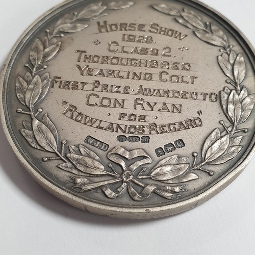 486 - Awarded for the Royal Dublin Society Horse Show 1928 Class 2 Thoroughbred Yearling Colt. Total Weigh... 