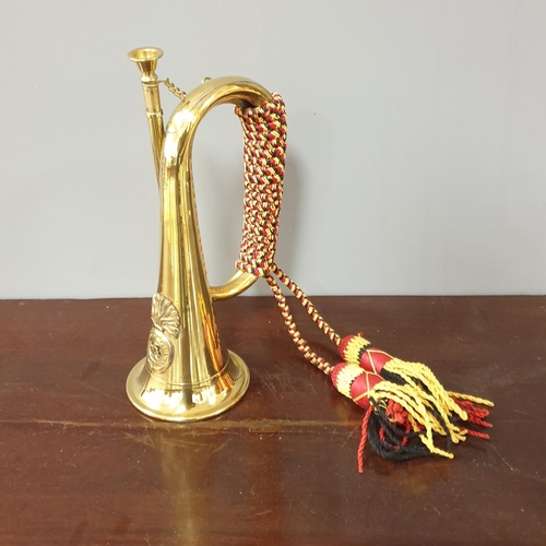 44 - Bugle, height 28cm