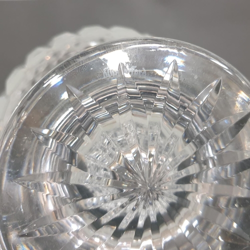 161 - Waterford Crystal Footed Bowl, height 17cm, diameter 15cm