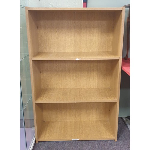 151 - Open Bookcase 122cm high  x 77cm wide x 31cm deep