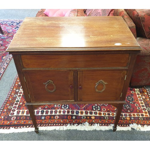 134 - Mahogany Gramophone in Case Fullotone