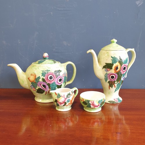 112 - 4 Piece Mailing Tea and Coffee Set (small damage to tea pot)