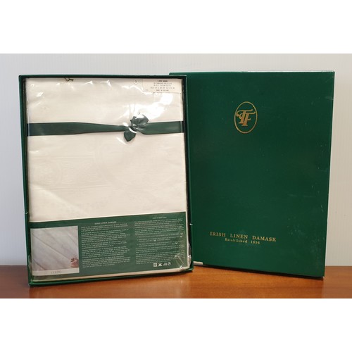 352 - Irish Linen Boxed Table Cloth (137cm x 183cm)