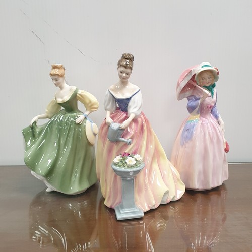 362 - Lot of 3x Royal Doulton Figures, Alexandra, Fair Lady and Miss Demure