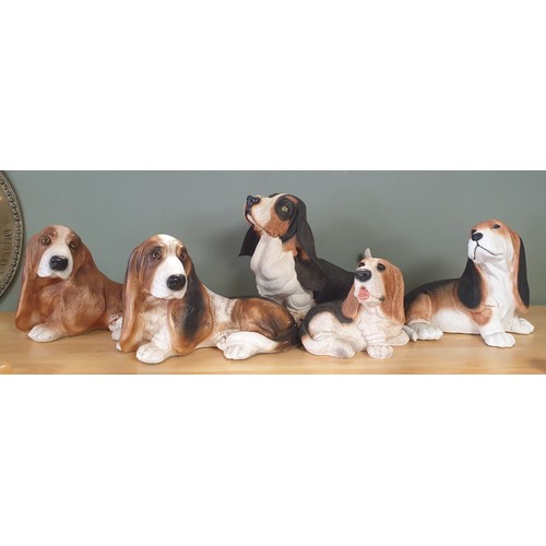 340 - Collection of 5 Dog Ornaments