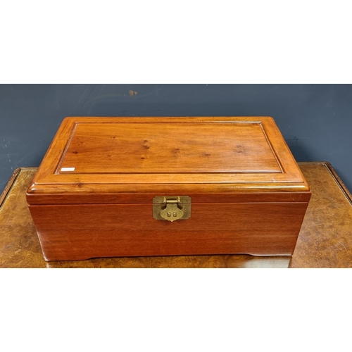 10 - Lined Wooden Storage Box