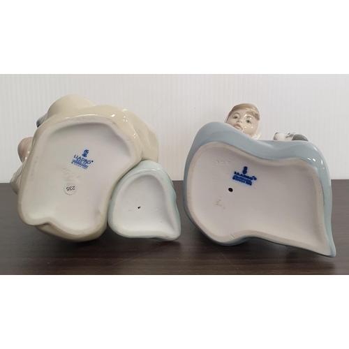 68 - Two Lladro Porcelain Figures, Height 17cm