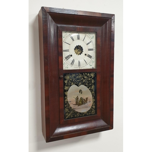 172 - Jerome Clock, H:66 x W:40 x D:11cm