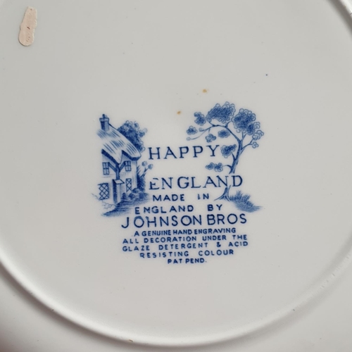 290 - Four Porcelain Platters including Pair of Johnson Bros 