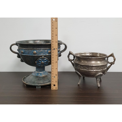 291 - Query - Twin Handled Pot and Replica Sam Maguire Cup