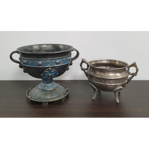 291 - Query - Twin Handled Pot and Replica Sam Maguire Cup