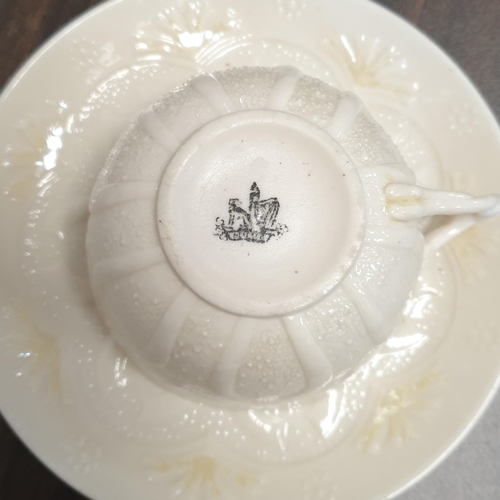 312 - Belleek Second Period Cross and Cup & Saucer