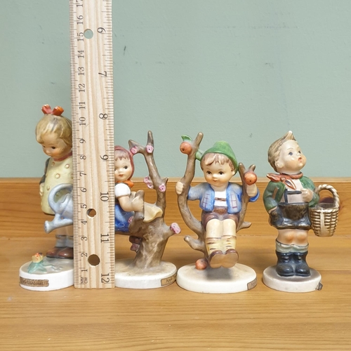 327 - Four Hummel Figures, Tallest 11cm