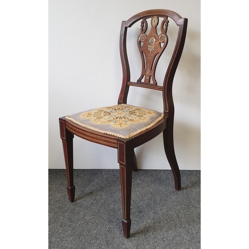 396 - Inlaid Bedroom Chair