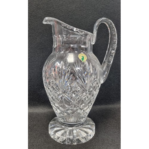 556 - Large Waterford Crystal Jug, approx. 25cm high