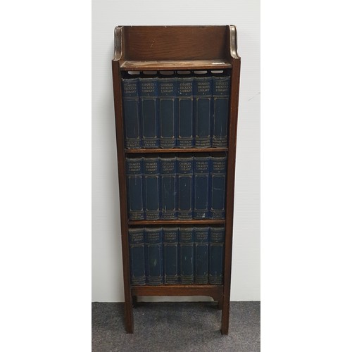 538 - Charles Dickens Collection on Oak Stand