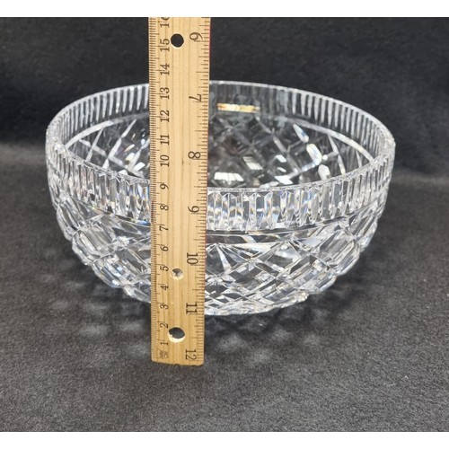 576 - Waterford Crystal Bowl, approx. 9cm high and 20cm wide