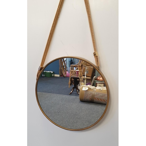 715 - Contemporary Circular Wall Mirror, Diameter 47cm