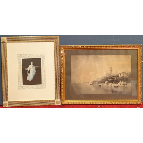 738 - Two framed prints