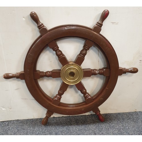 734 - Ship's Wheel, diameter approx. 64cm