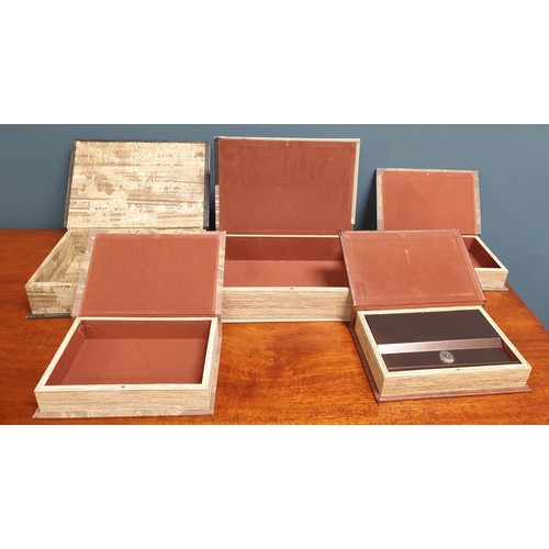 603 - Collection of Storage Boxes (Books)