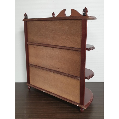 806 - Curio Cabinet, H:56 x W:48 x D:21cm