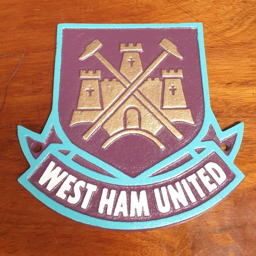 796 - Cast Iron West Ham Sign