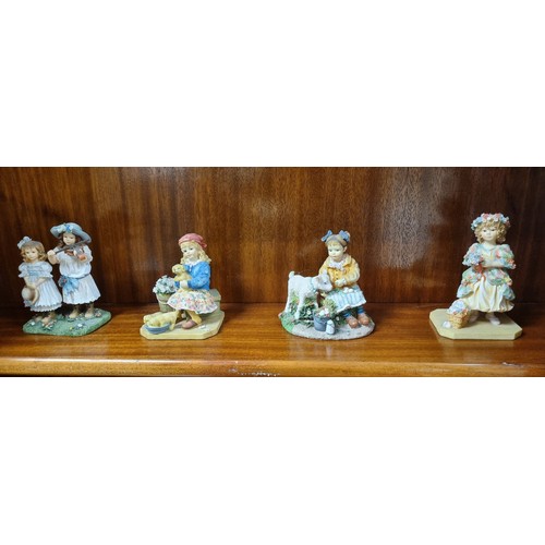 883 - 4x Crisalis Collection by The Leonardo Collection Figurines