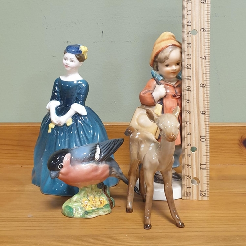 903 - Four Assorted Porcelain Figures including Two Beswick Animal Figures and a Roya Doulton Figure