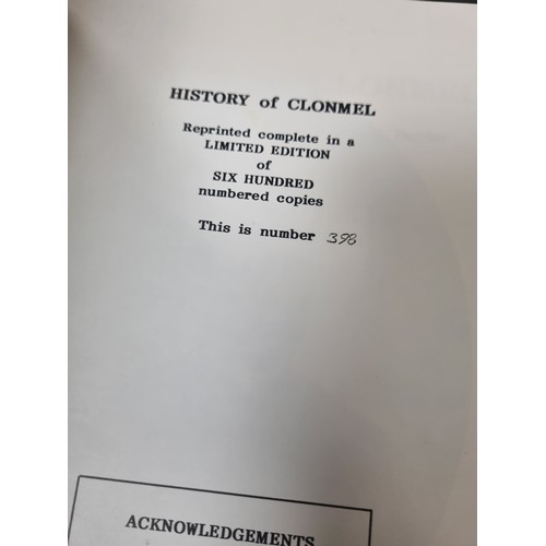 892 - Burke's History of Clonmel 1983 Limited Edition  number 398 of Six Hundered Copies