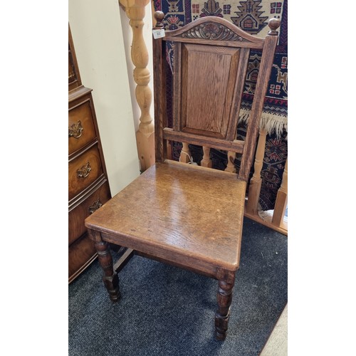 60 - Oak Hall Chair