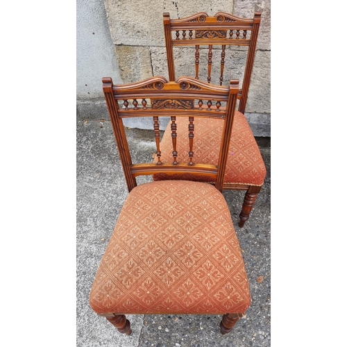 930 - Set of four Edwardian Dining Chairs