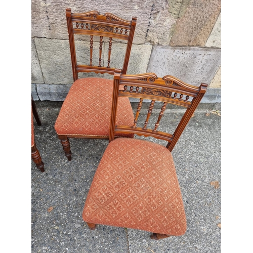 930 - Set of four Edwardian Dining Chairs