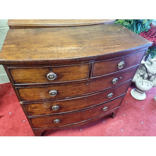 947 - Antique 2 Over 3 Chest of Drawers