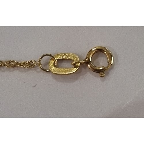 959 - Pendant on 9ct Gold Chain