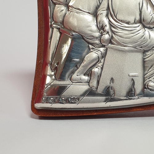 972 - Desk Plaque Depicting The Last Supper, 11cm x 6cm