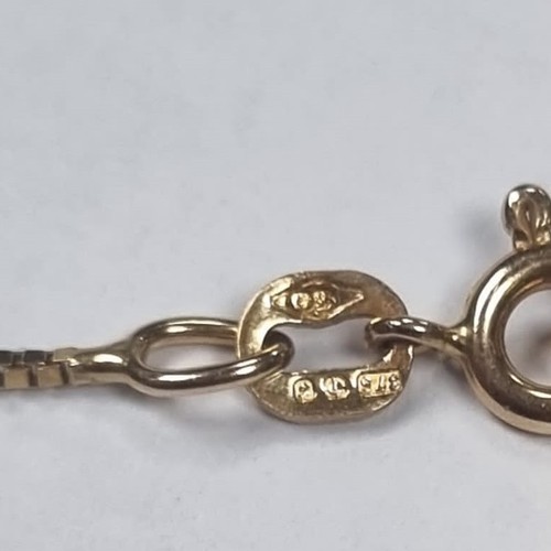 960 - 9ct Gold Knot Chain 2.6g, chain damaged as pictured