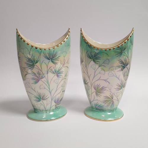 43 - Pair of Royal Winton Grimwades Vases, approx. 21cm