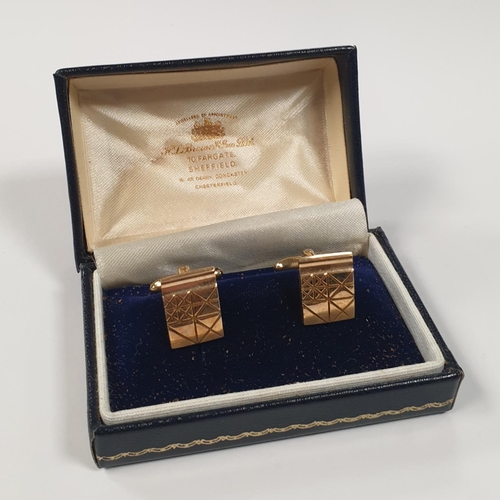 331 - Pair of Gold Filled Boxed Cufflinks