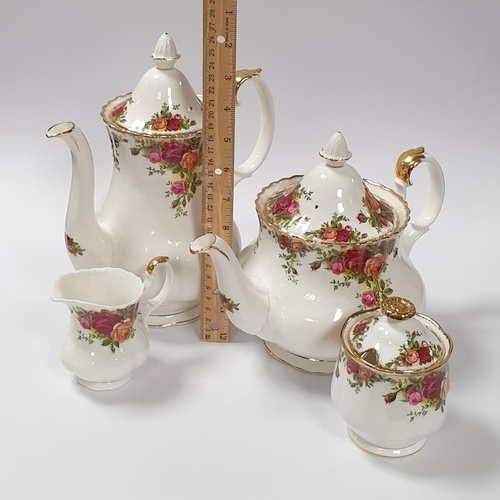 239 - Royal Albert Old Country Rose Four Piece Tea and Coffee Set