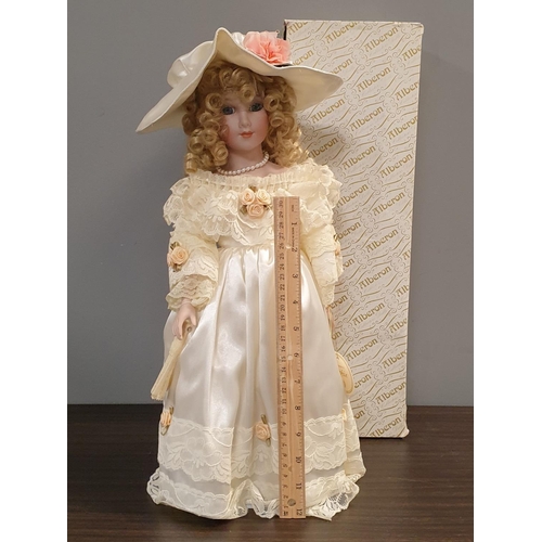 248 - Alberon China Doll on Stand Boxed - Sophie. Height 45cm