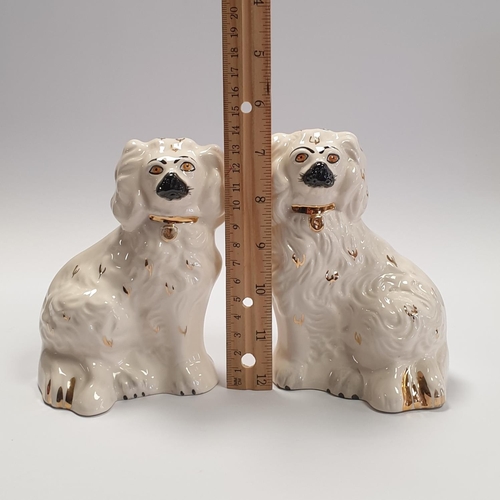 281 - Pair of Royal Doulton Staffordshire Dogs, Height 14cm